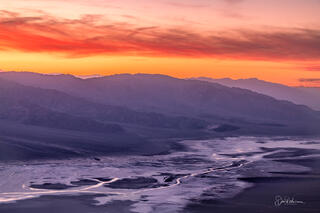 Sunset Over Bad Water Basin