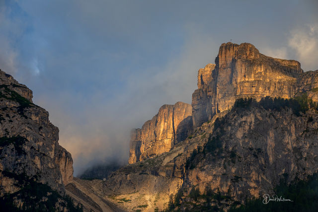 Sunrise near La Villa print