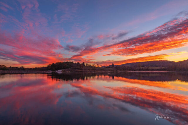 Glorious Colyer Lake Sunrise print