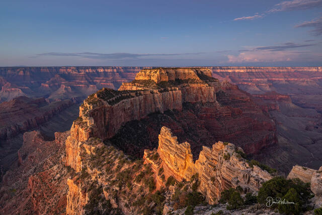 Cape Royal Overlook Sunrise print