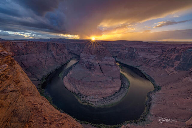 Horseshoe Bend Sunset print