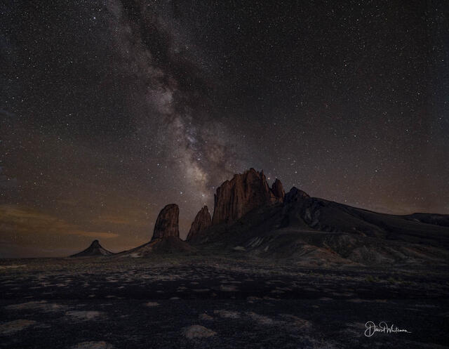 Milky Way Over Ship Rock print