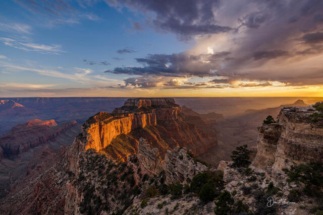 Wotans Throne North Rim Grand Canyon print